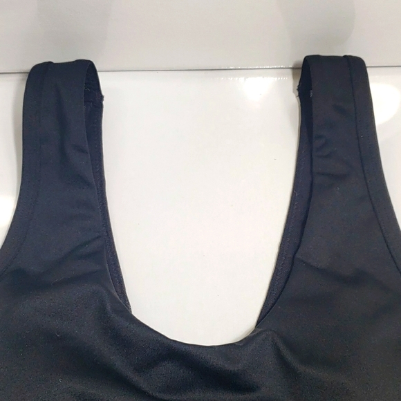 NWT Avia Low Support Twisted Back Sports Black Bra Blat Women's Size S/ Ch - Picture 5 of 12